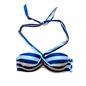 La Vie En Rose sz M halter stapless Bikini Top